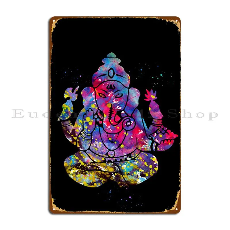 

Ganesha Metal Plaque Party Club Wall Decor Designs Create Club Bar Tin Sign Poster