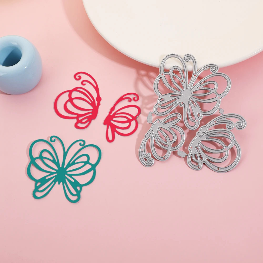 

3PCs Butterfly Die Cuts Metal Cutting Die New Arrival Stencils Scrapbooking Album Card Decor Paper Cutter Embossing DIY Mold