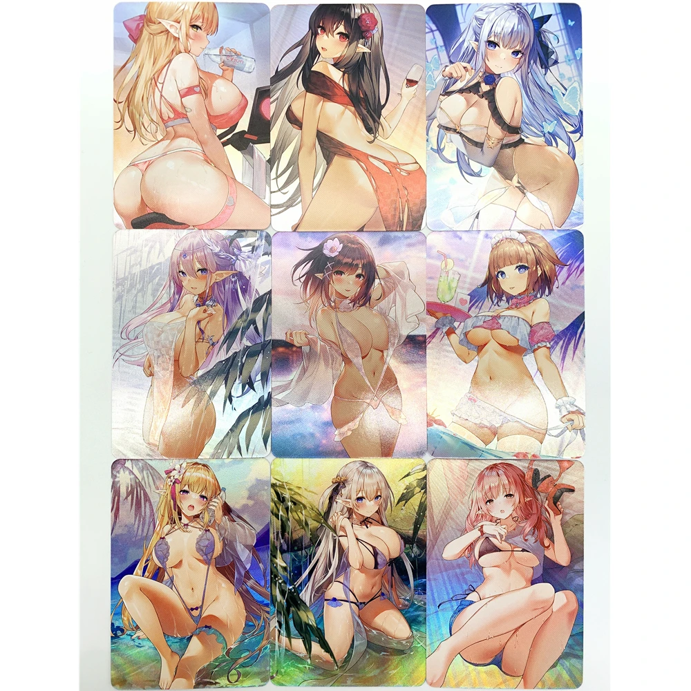 

9pcs/set ACG Sexy Double-sided Card Fourth Set Hobby Anime Card Sexy Nude Toy Hobby Collection Card Gentleman CardCards