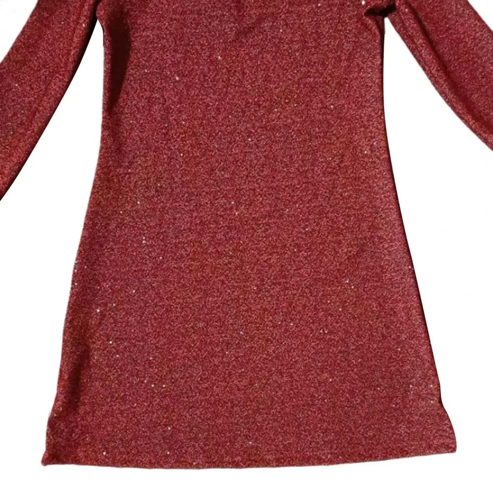 Женская блузка однотонного цвета с v-образным вырезом и длинным рукавом