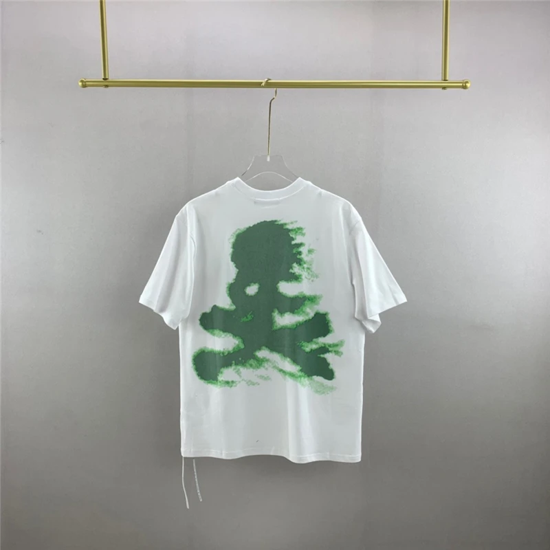

Mastermind World Reflective Green Skulls T Shirt Men Women 1:1 High-Quality Streetwear T-shirt Tops Tee Cotton Short Sleeve