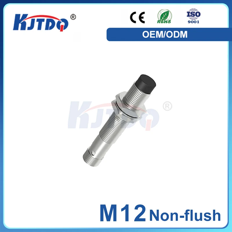 M12 Non-Flush NPN PNP 2-проводной Sn 4/8/10 мм IP67 Индуктивный датчик приближения 12/24/36 В