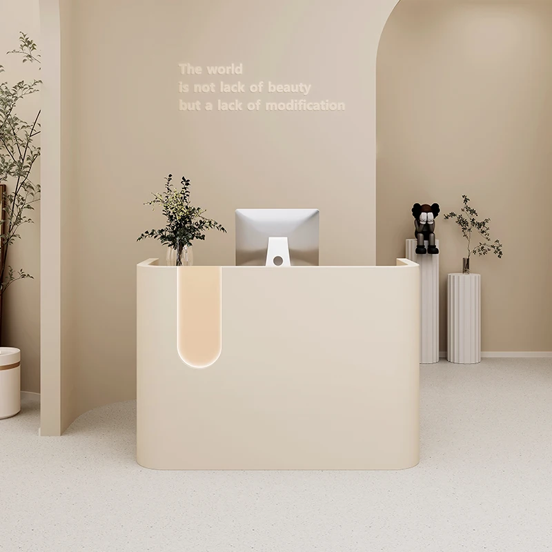 Супермаркет красота фотостудия современный подиум касса стойка регистрации