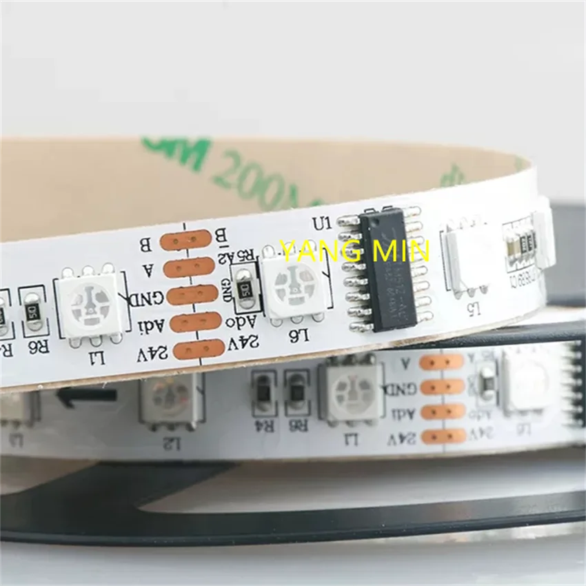 Полноцветная внешняя цифровая светодиодная лента IC TM512AC Dream 5050RGBW/RGB 12 В 24 в 60 светодиосветодиодный s/m Pixel DMX сигнала внешняя цифровая светодиодная лента