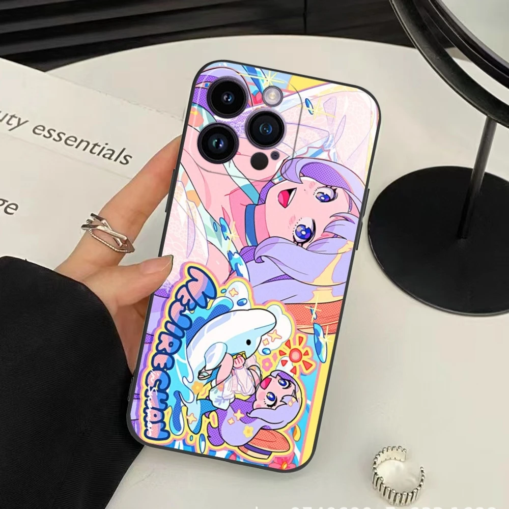 Чехол для iPhone 15 14 13 12 11 X XR XS 8 7 Pro Max Plus Mini Black