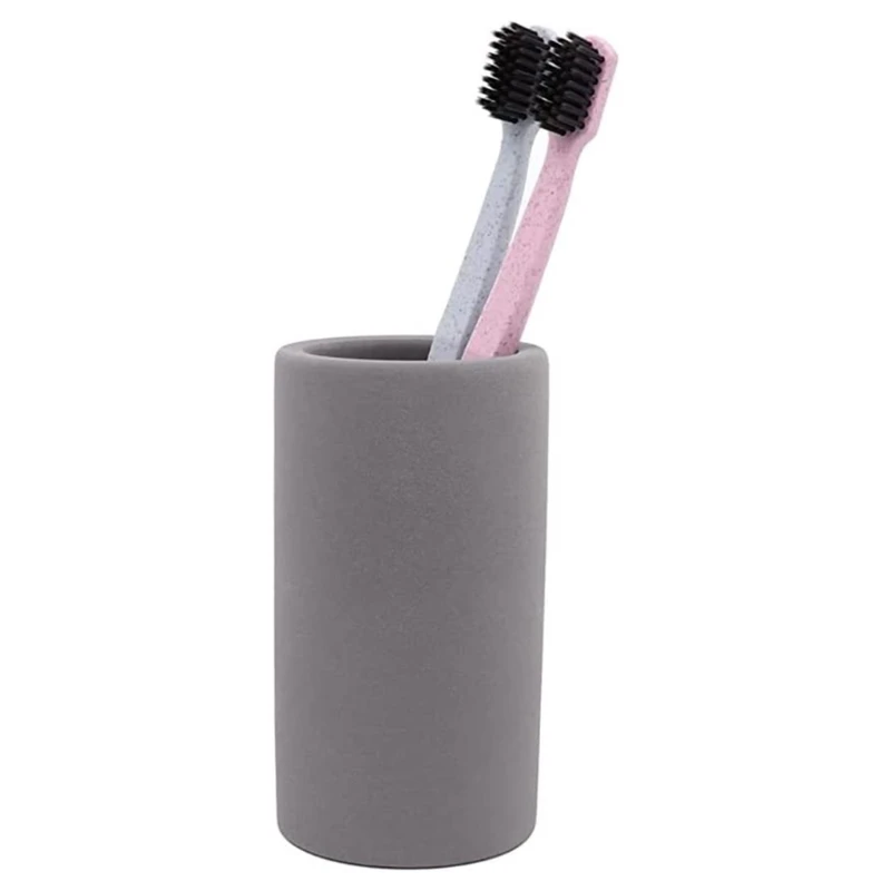 

Toothbrush Holder for Bathroom Electric Toothbrush Cup Holder Diatomite Stand Cup for Toothpaste Toothbrush Dropship
