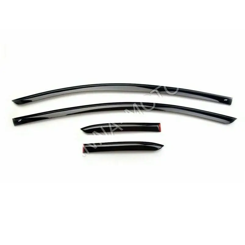 Дефлекторы окон Cobra Tuning H24802 на авто Hyundai Coupe 2 ll (GK) 2002-2009 4 шт./комп. ветровики от