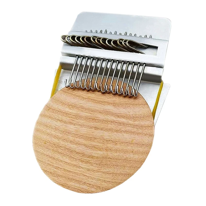 Small Round Loom With Wood Disc For Darning Machine Small Frame Hand Tapestry Wood Loom Weaving Frame