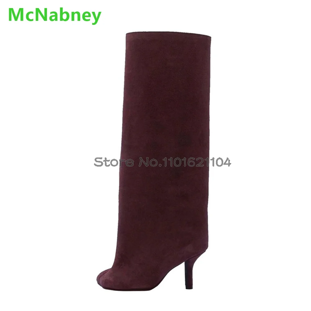 Женские ботинки на тонком высоком каблуке с квадратным носком новинка зимы 2024