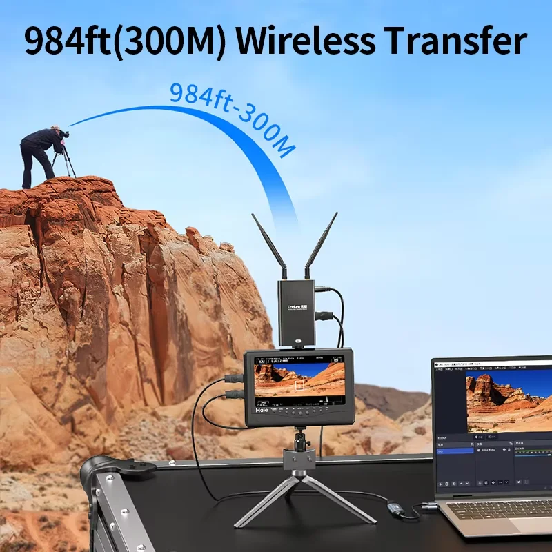Беспроводной удлинитель HDMI-совместимый видеопередатчик приемник ТВ удаленный