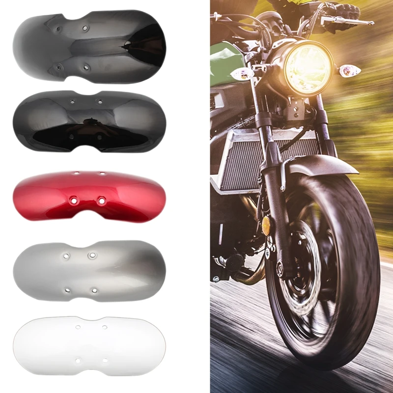 5 цветов Cafe Racer мотоцикл короткое переднее крыло Маска Мотоцикл брызговика Чоппер