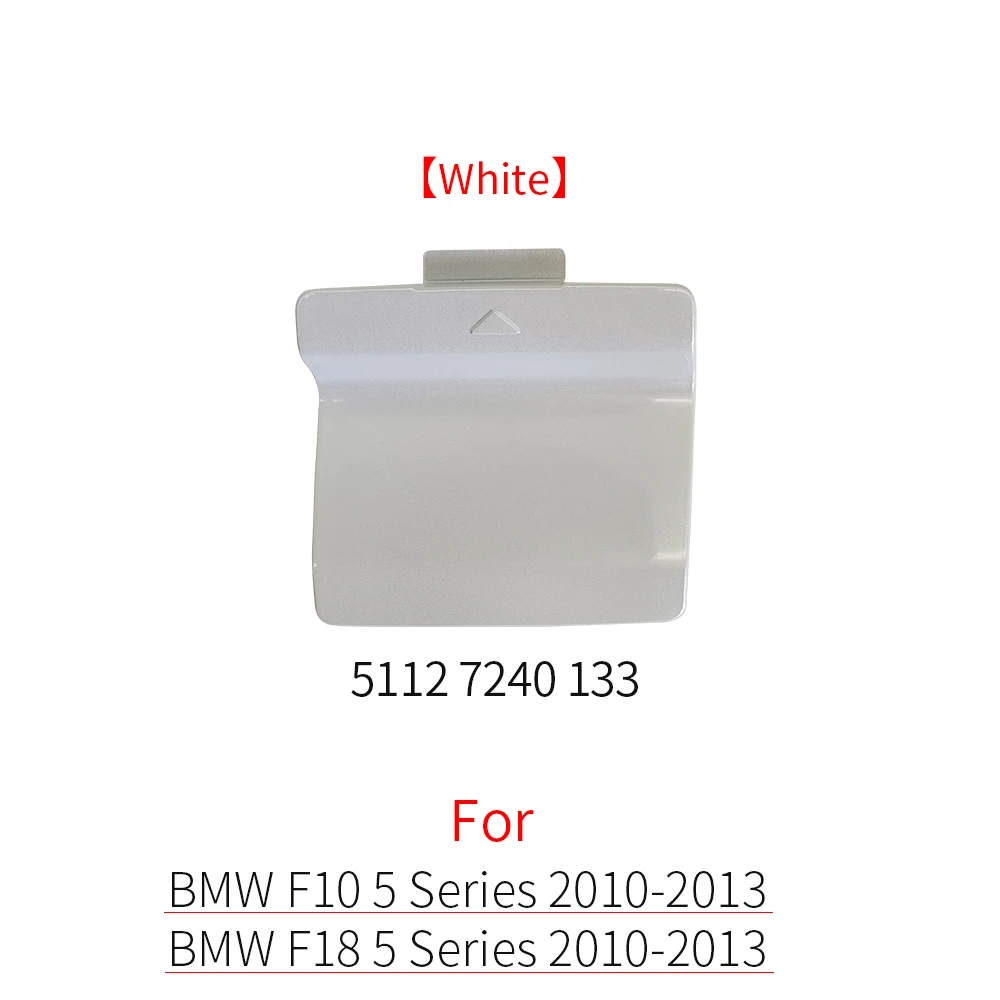 

Для BMW F10 Задний бампер автомобиля, фаркоп, крышка, аксессуар, черный, белый цвет, для BMW 5 серии 520 523 525 530 535 2010-2013 51127240133