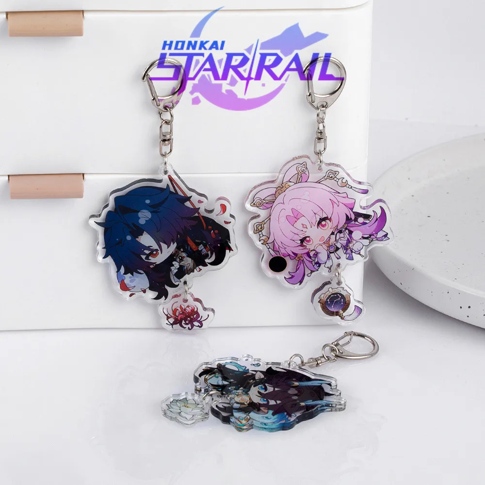 Новинка Honkai: лезвие рельсы звезды фу Сюань Imbibitor Lunae брелок Подвеска ювелирные