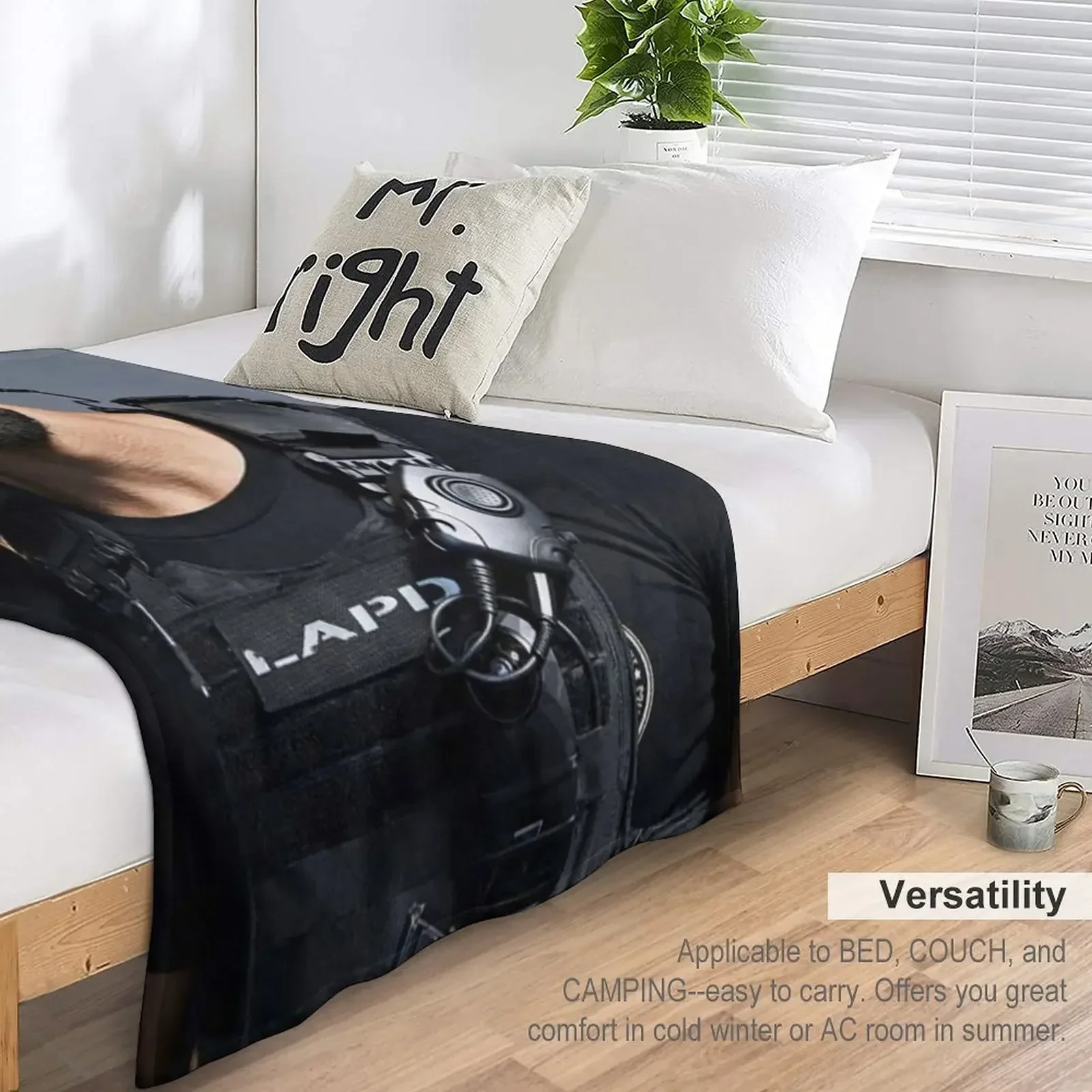 Shemar Moore Плед Симпатичные Полярные Одеяла