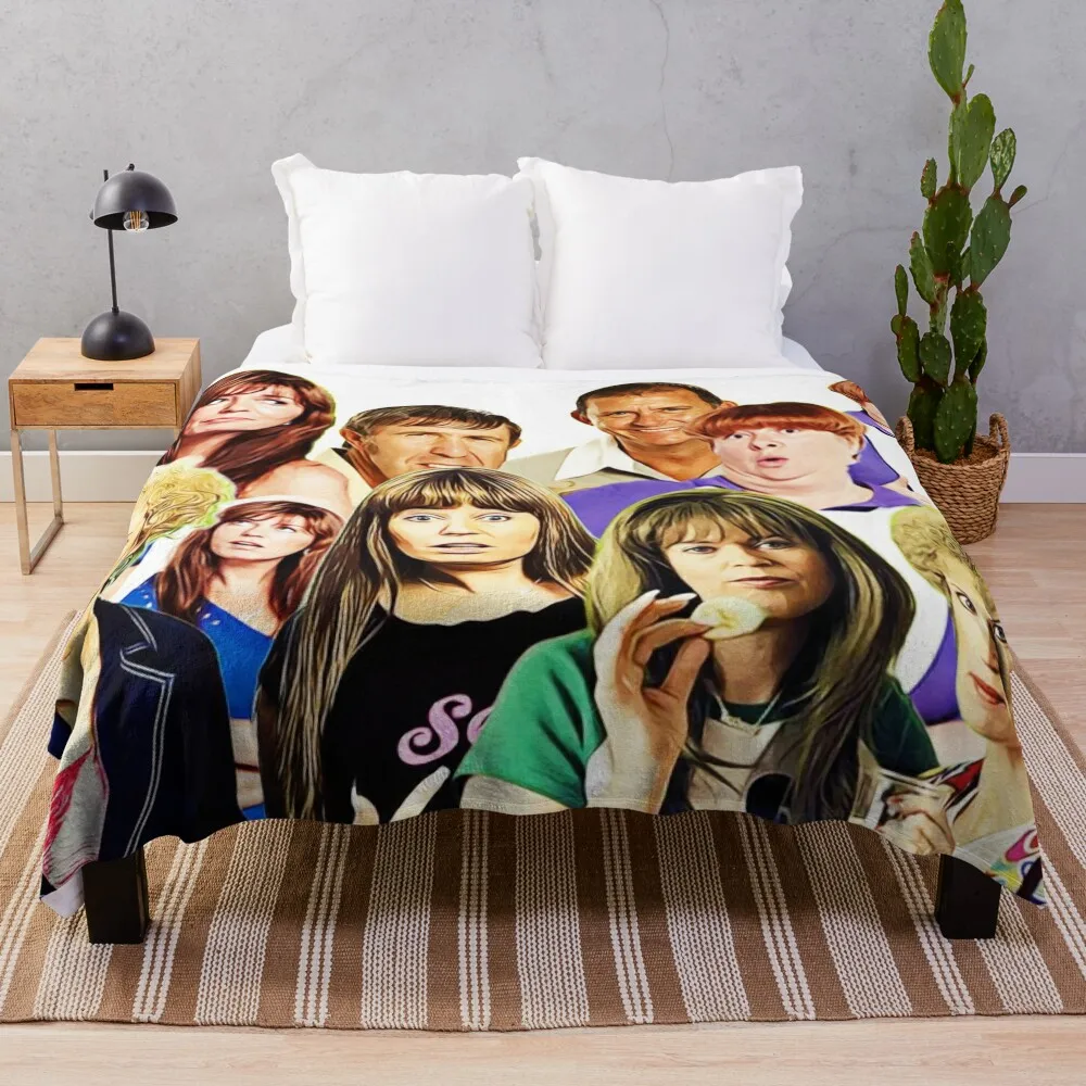 Кэт и Ким Коллаж арт Плед для дивана Роскошные одеяла спального мешка St