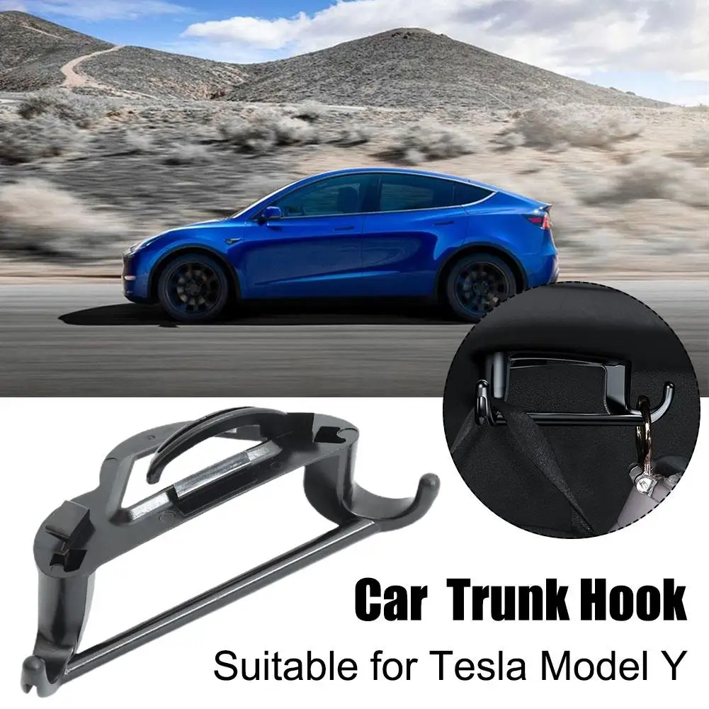  for Tesla Model Y Trunk Hook Load-bearing Cargo Rear Bag Holder Hanger For Model Y 2021/2022 Trunk Hook Car Accessories