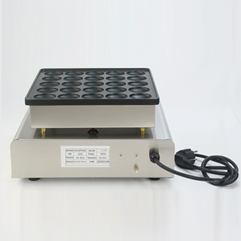 25 отверстий мини голландская машина для блинов нержавеющая сталь в форме сердца