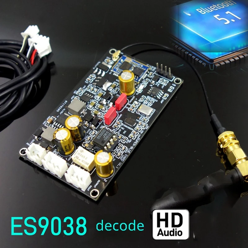 Фото Upgrade Bluetooth 5.3 AK4493S Decoding Module Analog Input Hard Decoding For APTX HD LDAC №2