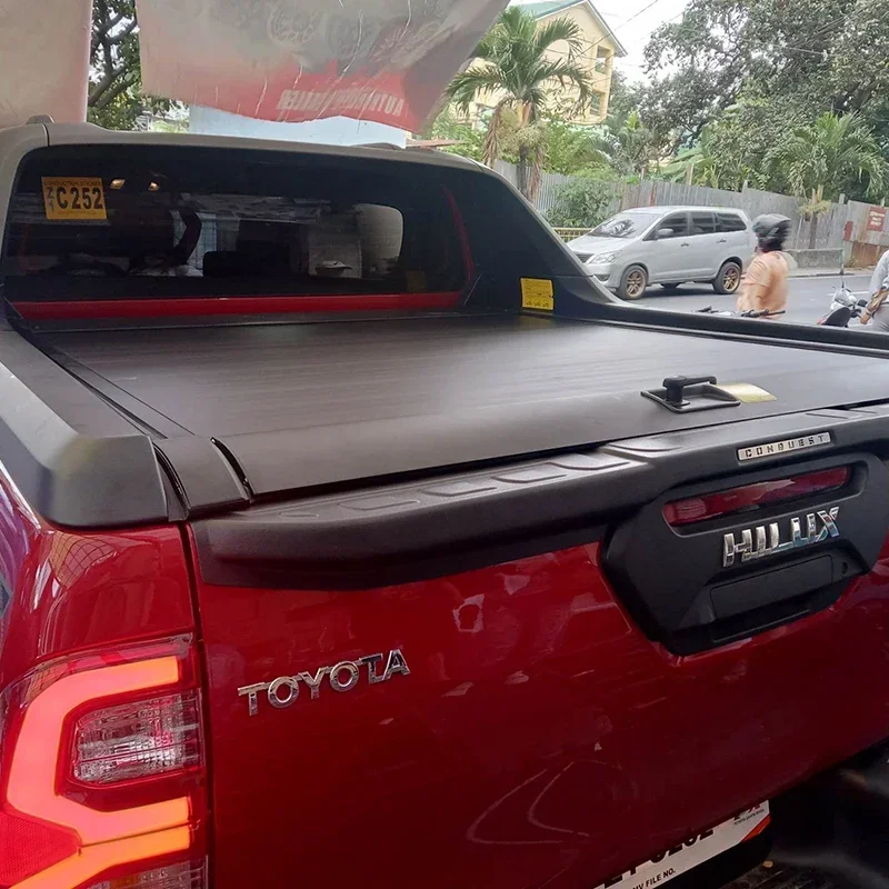Фото Крышка роликового затвора, пикап, кровать для грузовика, чехол для hilux revo vigo GUN125 conquest rocco ranger xl xls xlt wildtrak raptor №2