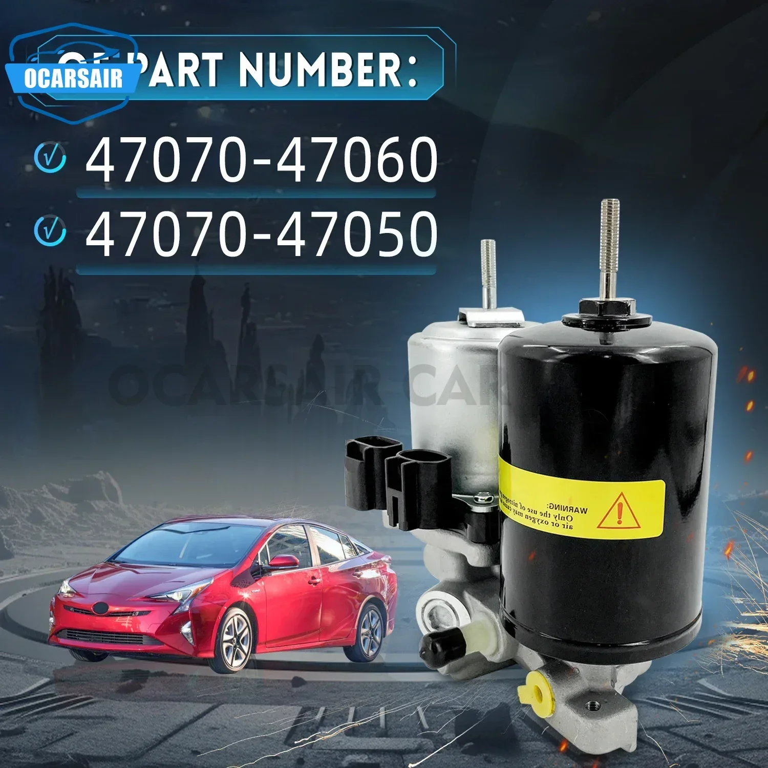 1 шт. насос усилителя тормозов в сборе 47070-47060 47070-47050 для TOYOTA EQ EV KPJ10 2012-2012