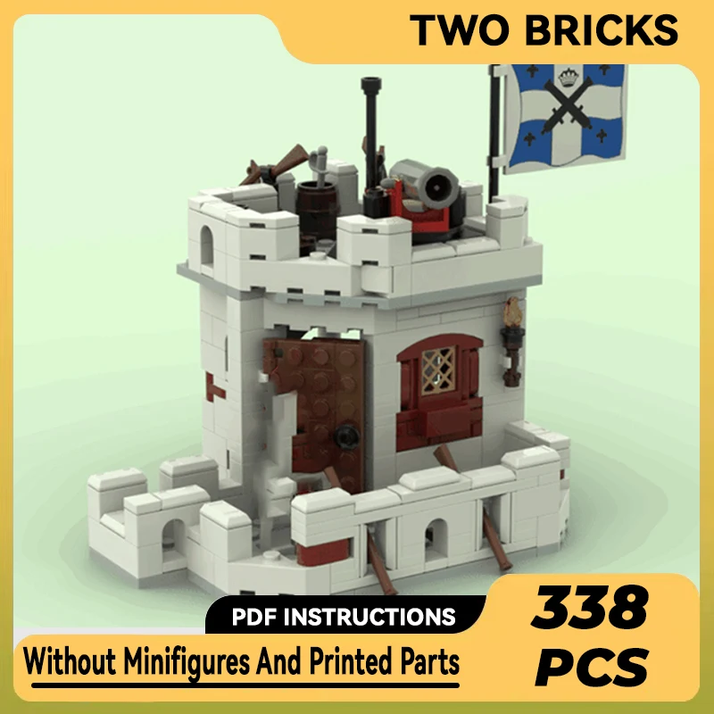 

Technical Moc Bricks Castle Model Eldorado Fortress 2nd Floor Modular Building Blocks Gift Toys For Children DIY Sets Assembling