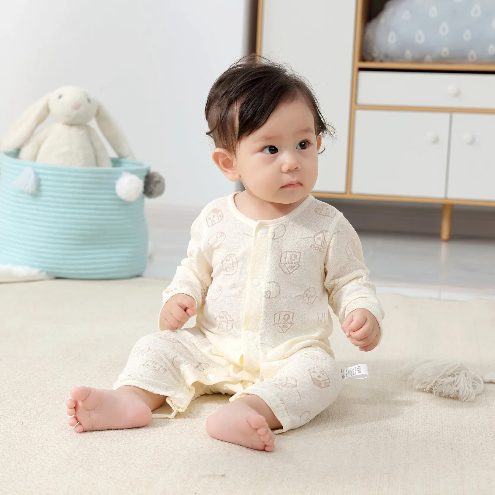 

Baby Clothes Infant Clothing 2022 Spring Jumpsuit Ha Long-sleeved Baby Jumpsuit Baby Baby Boys Clothes Baby Girl