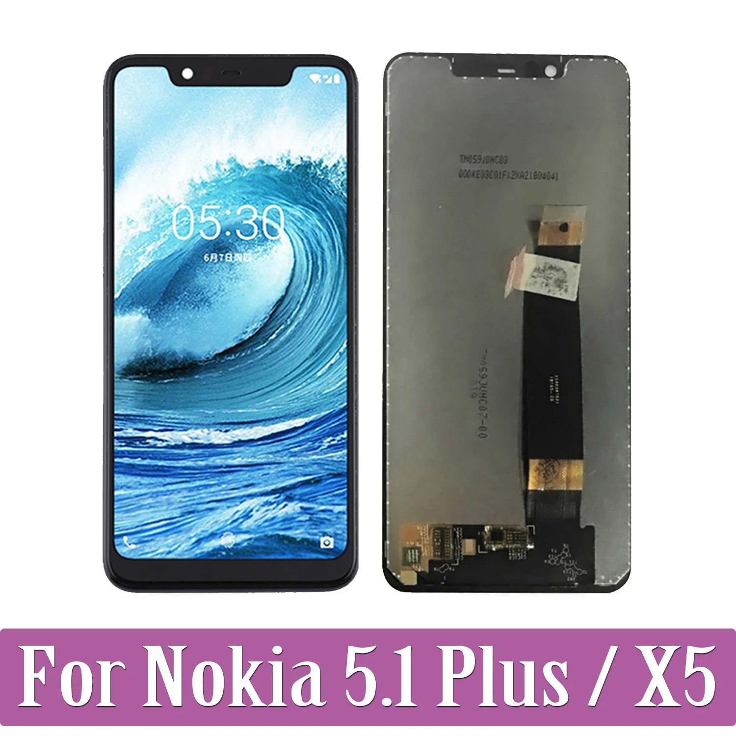 

Original 5.86" For Nokia 5.1 Plus 5.1Plus TA-1120 TA-1105 TA-1102 LCD Display Touch Screen Digitizer Assembly For Nokia X5 LCD