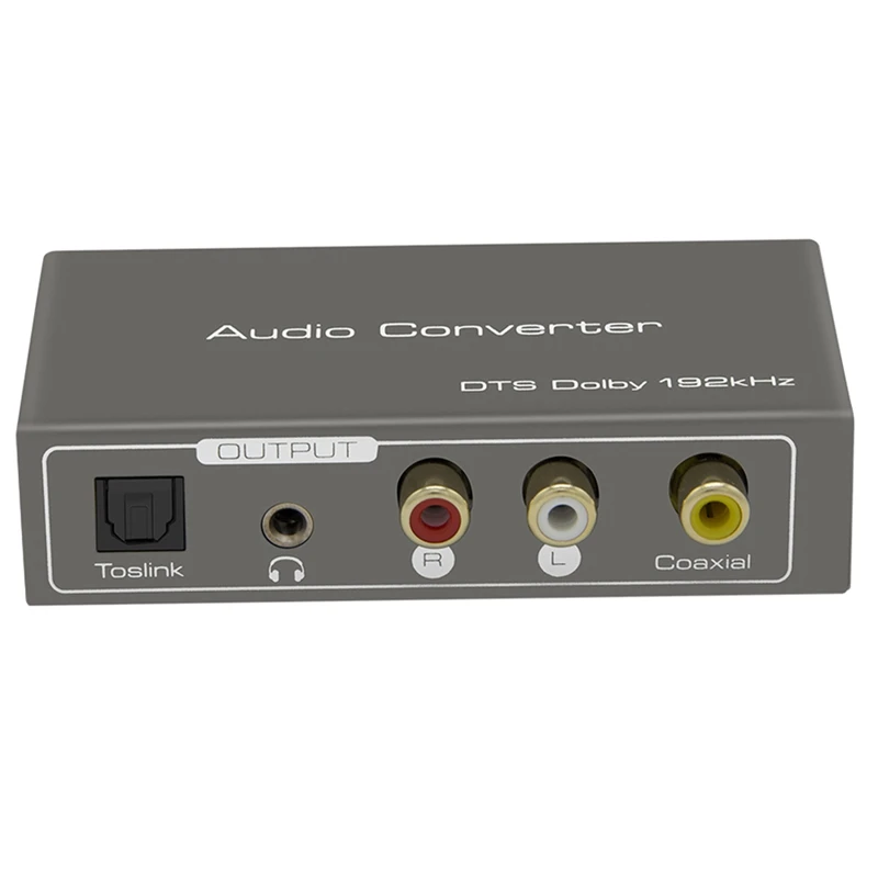 

HDMI-совместимый ARC аудио преобразователь цифровой коаксиальный + Toslink + ARC аудио в коаксиальный + Toslink + L/R + Aux порт для PS4