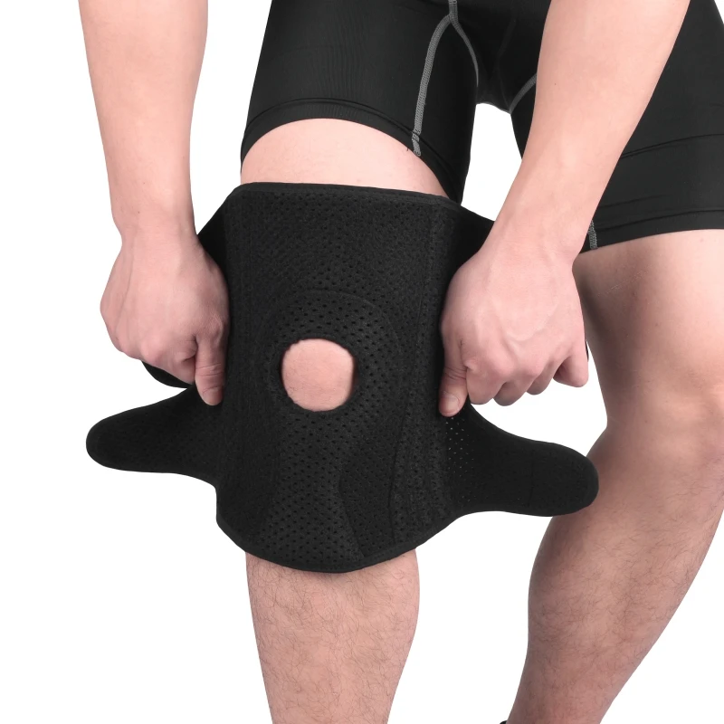 

1pcs Compression Knee Braces Arthritis Breathable Joint Protect Support Pain Relief Gym Sport Fitness kneepads