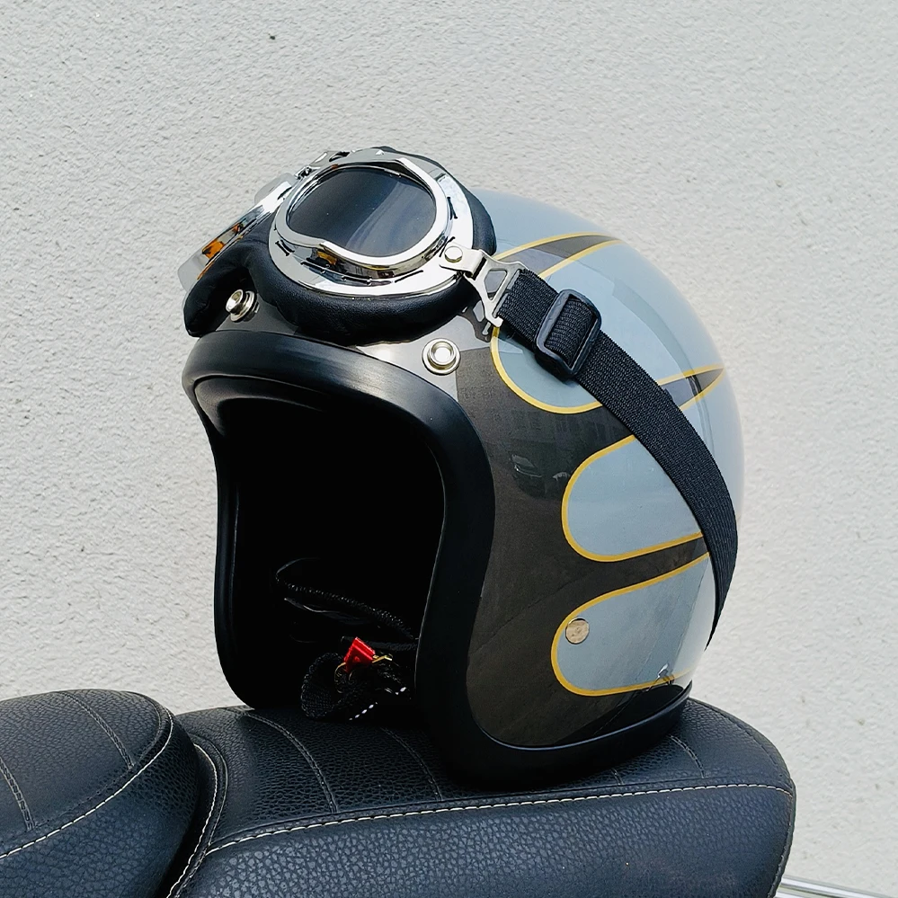 Последний ретро шлем с открытым лицом TT &amp CO Serial 500TX в корейском стиле японский