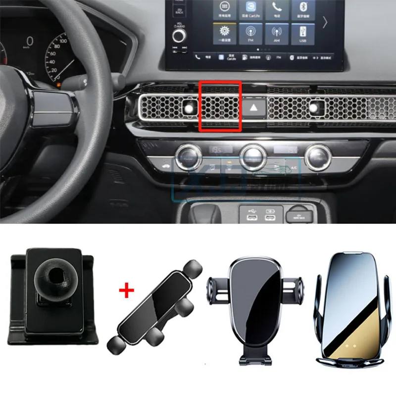 Фото Автомобильный держатель для телефона Honda Civic 11 поколения 2022 2023 2024 №1