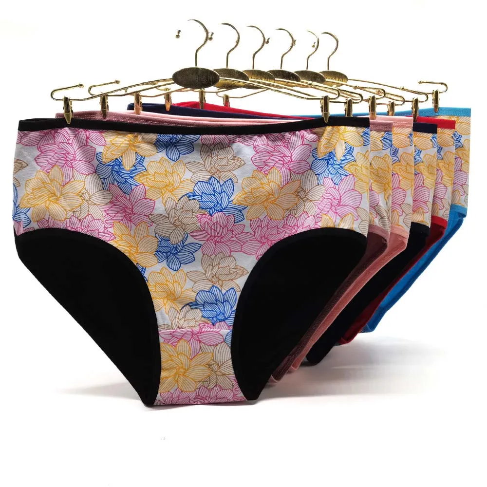 

3 шт./партия, женские хлопковые трусы с завышенной талией