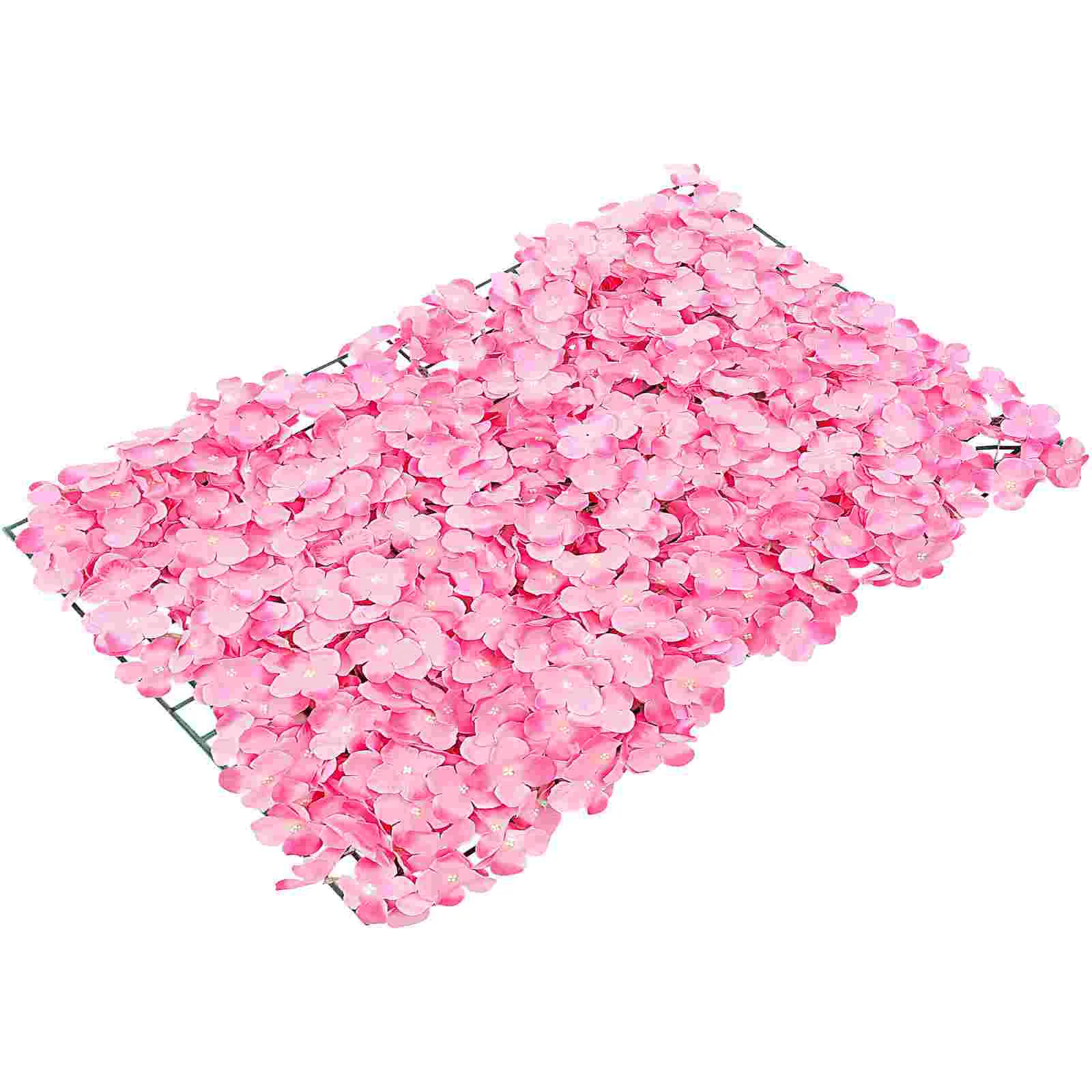 

Flower Wall Backdrop Panels Artificial Flowers Floral Wedding Panel 3D Decor Rose Background Fake Decorative Silk Mat Decoration