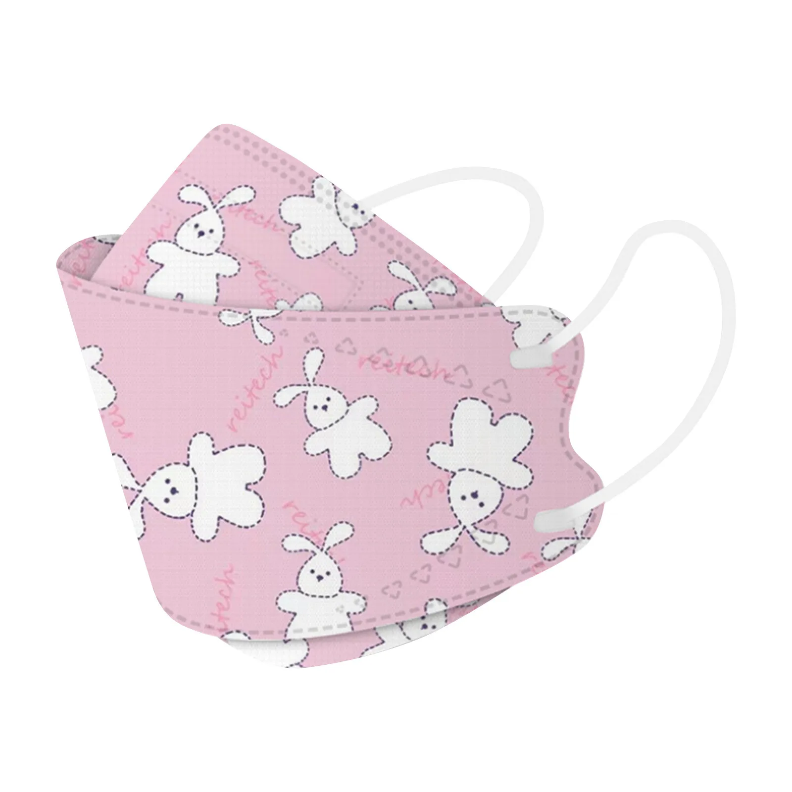 10/50 шт. детская маска для лица с радужным принтом |