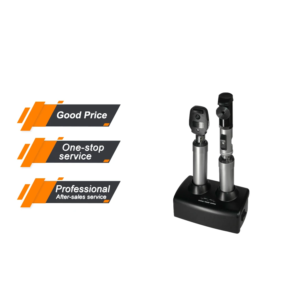 цифровой прямой бинокулярный непрямой офтальмоскоп и ретиноскоп набор