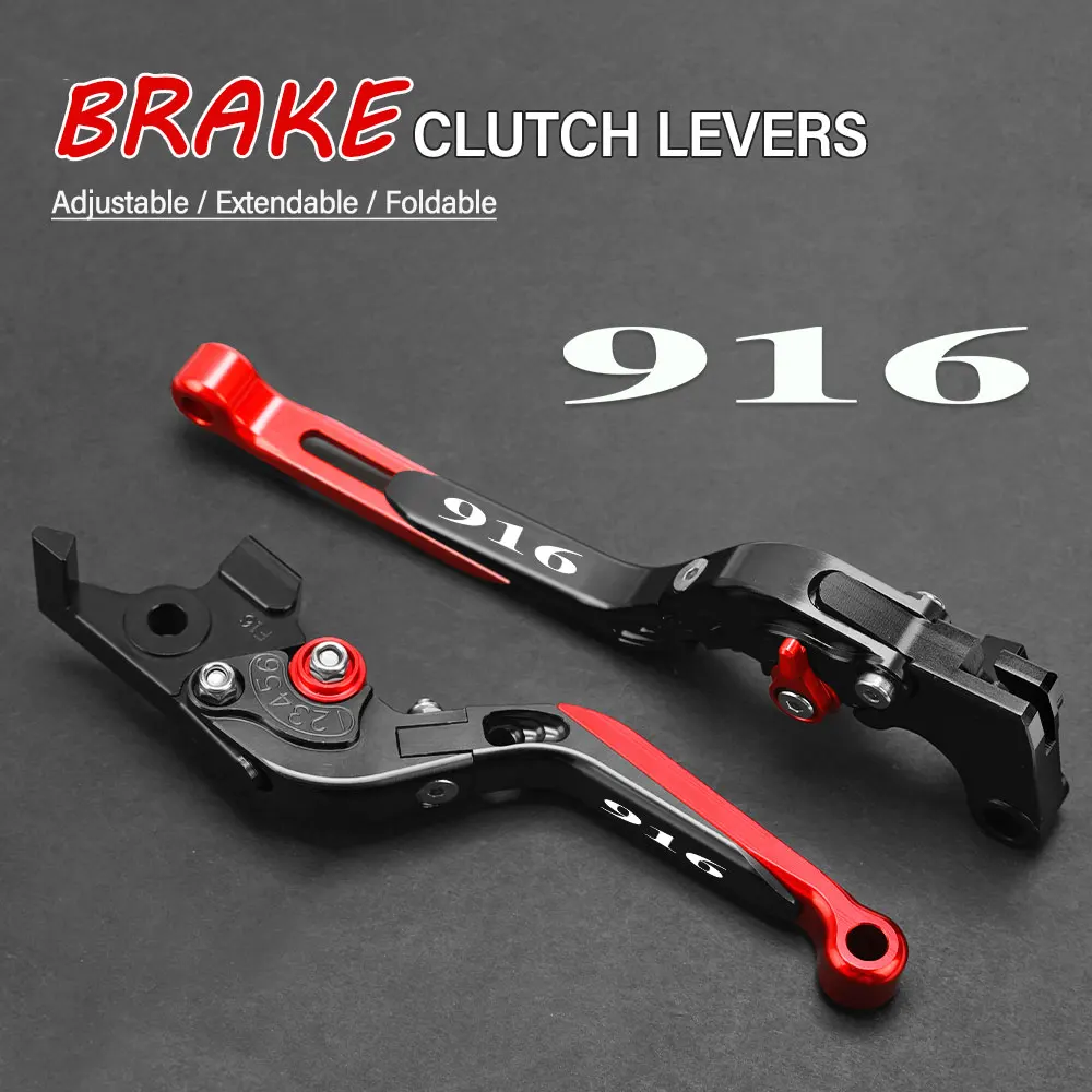 

FOR DUCATI 916 UPTO1994 1995 1996 1997 1998Motorcycle Hand Brake Clutch Adjustable Levers Handle Folding Extendable Lever grip