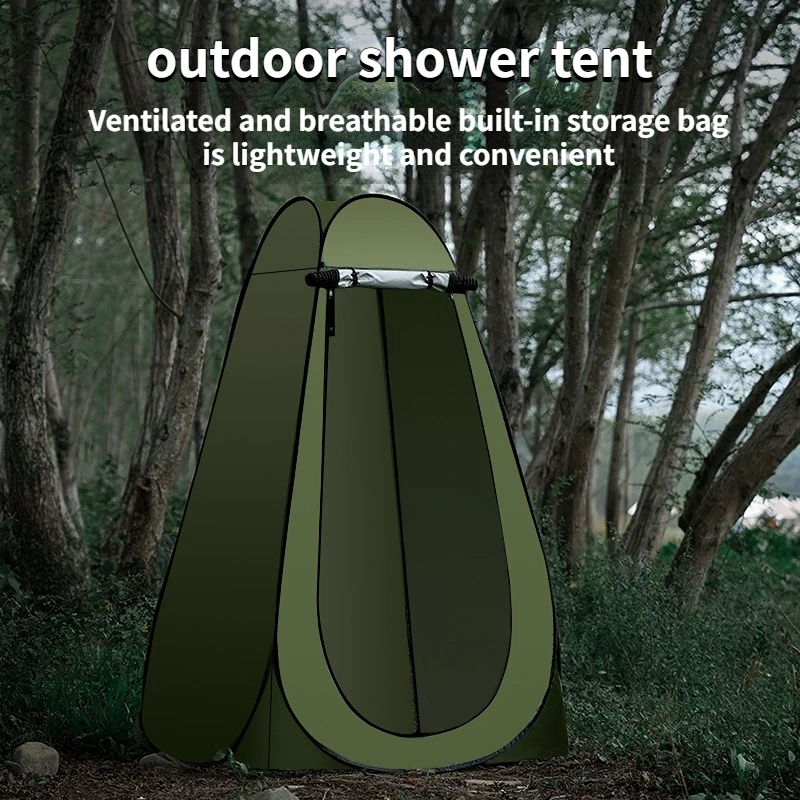 

Outdoor Camping Wilderness Survival Toilet Changing Tent Automatic Shower Bath Tent Fishing Bath Toilet Simple Changing Shed