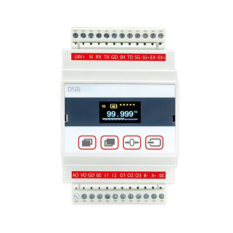 

weighing indicator Transmitter Force Gauges Display 4-20ma/0-10V Measurement Signal Amplifier Rs485 Anti-interference Load Cell