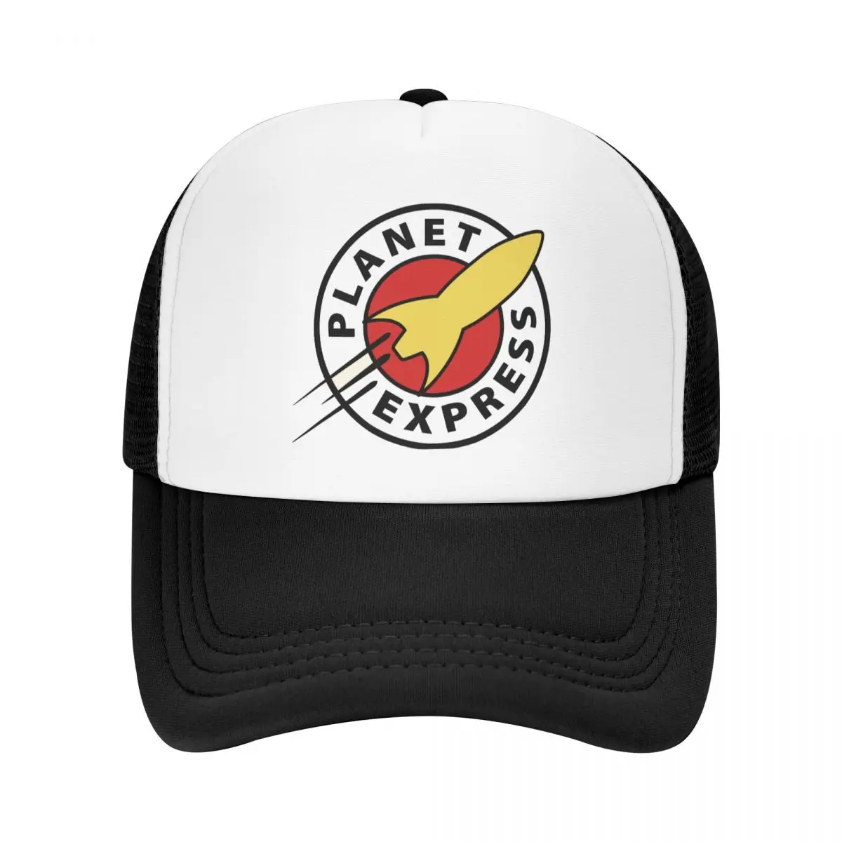 

Custom Planet Express Trucker Hat Men Women Breathable Space Rocket Spaceship Baseball Cap Sports Snapback Caps Sun Hats
