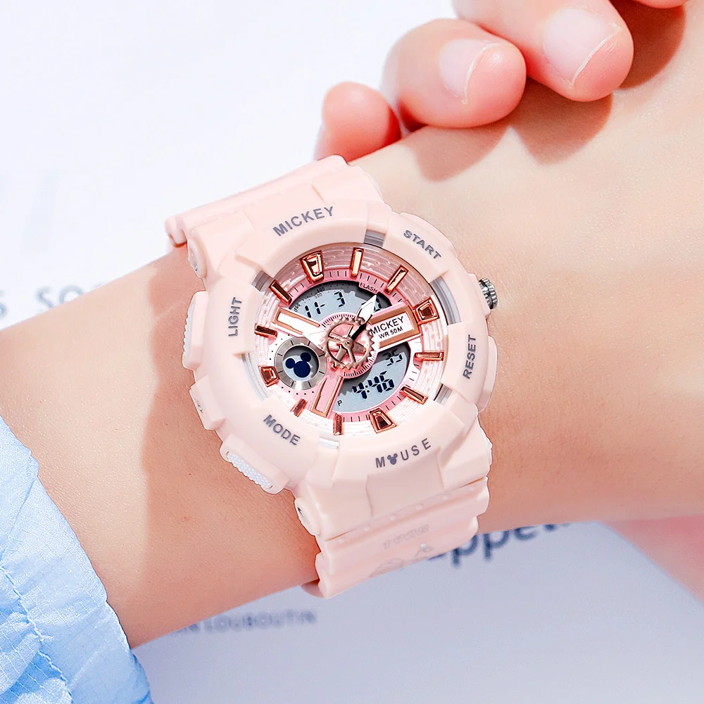 

Disney Children's Watch Primary School Students Cool Multifunctional Electronic Watch Boys and Girls Luminous Watch 309