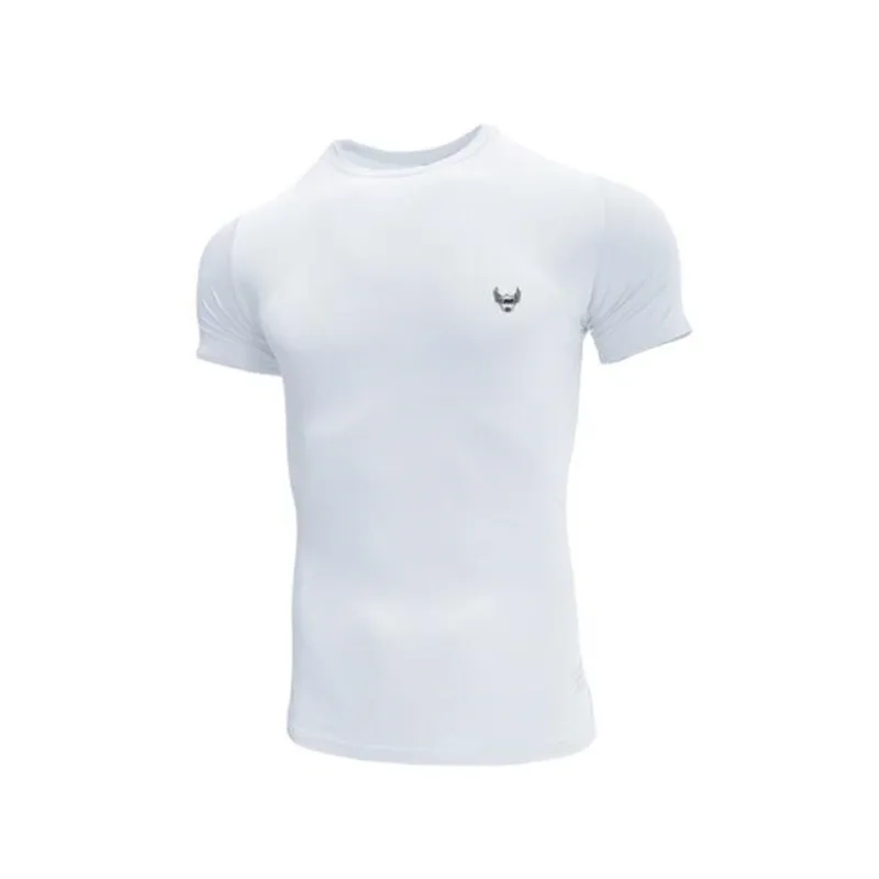 

Men's Running Compression Tshirts Quick Dry Soccer Jersey Fitness Tight Sportswear Gyms Sport Short Sleeve Shirt Breathable