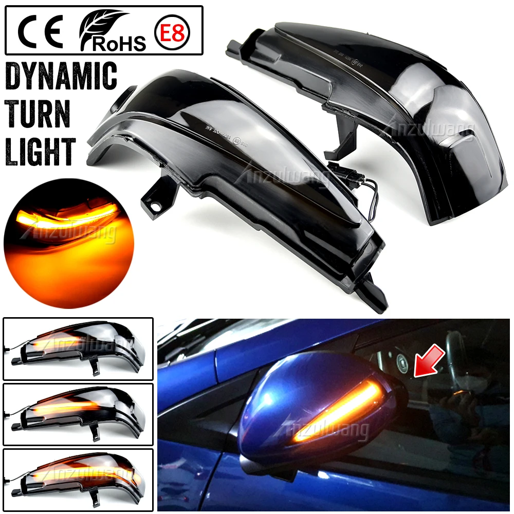 

2pcs Dynamic Blinker for Honda Civic 8th MK8 Sedan LED Turn Signal light side mirror lamp FG1 FG2 FA 1 2 3 4 FD 1 2 3 4 5 6 7