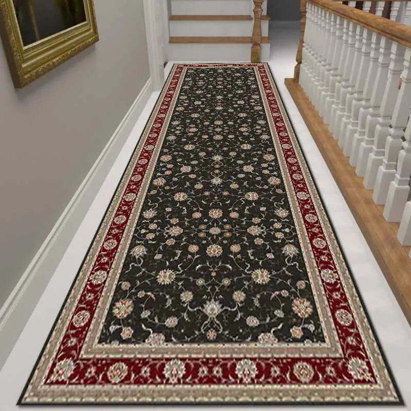 

Persian Style Corridor Hallway Rugs Home Decor Carpet Living Room Area Rug Kitchen Bedroom Floor Rug Anti-slip Indoor Doormat