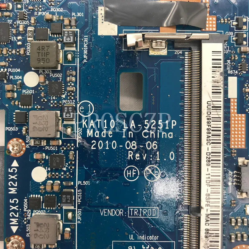 Рисунок 6 - Материнская плата 598762-001 598762-501