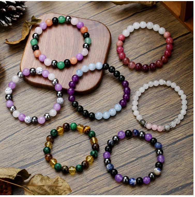 Трансграничный браслет для мужчин и женщин универсальный цитрин из натурального