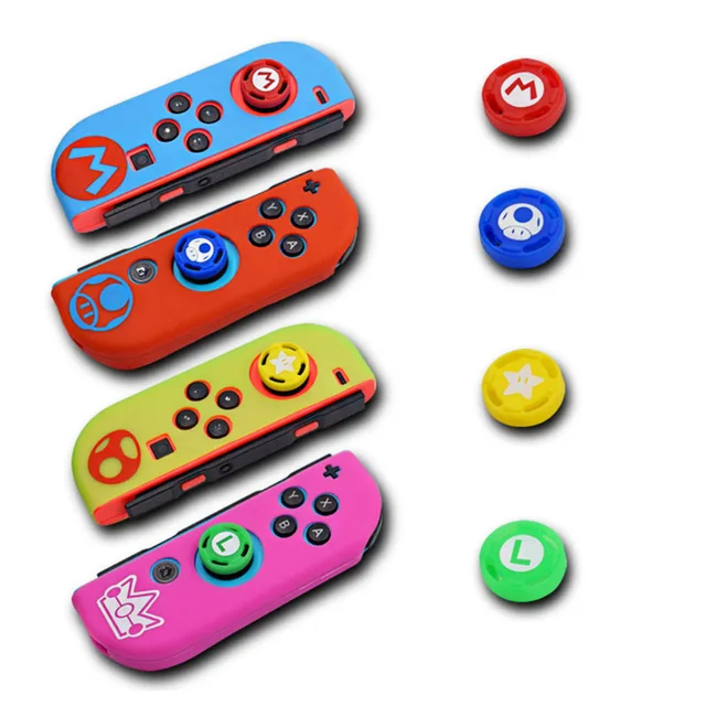 Thumb Stick Grip Protective Cap Joystick Cover Protector For Nintendo Switch NS Joy-Con Joypad Controller Silicone Soft Case 5