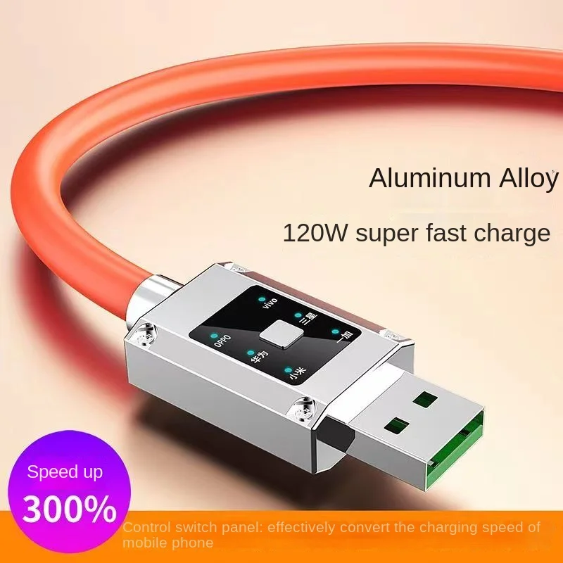 

120w 6a Super Fast Charge PD Type C Liquid Silicone Cable Quick Charge 1M Usb Cable For Huawei Samsung s8 s9 s10 s21 s22 Xiaomi