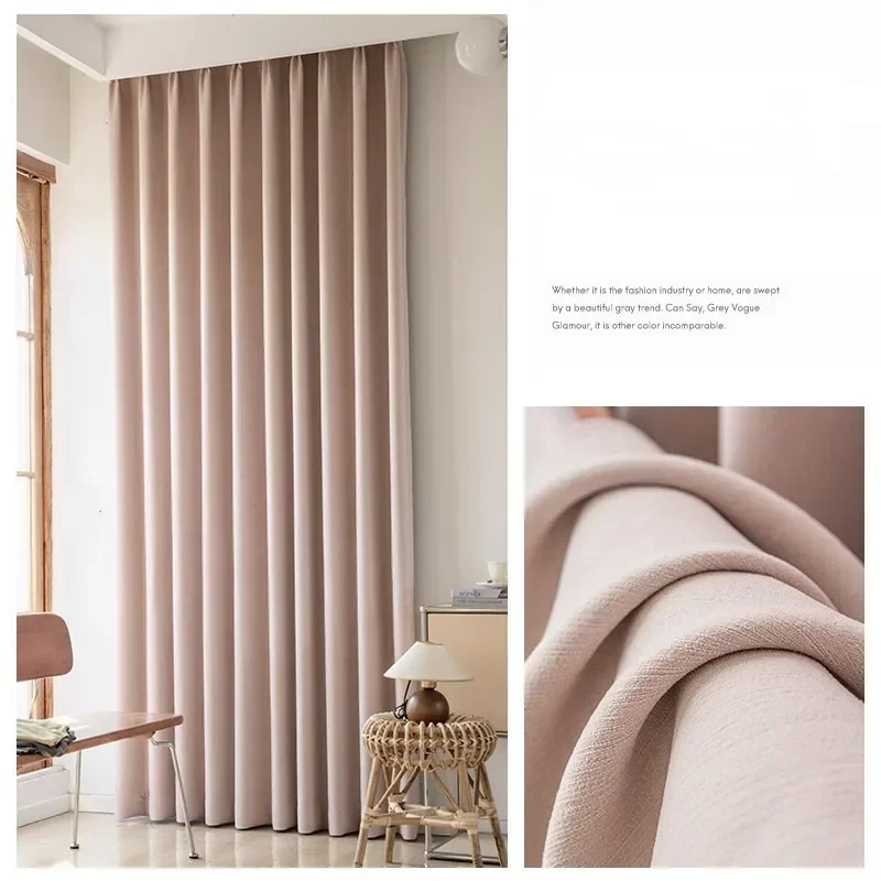 

Белые бархатные шторы из полиэстера