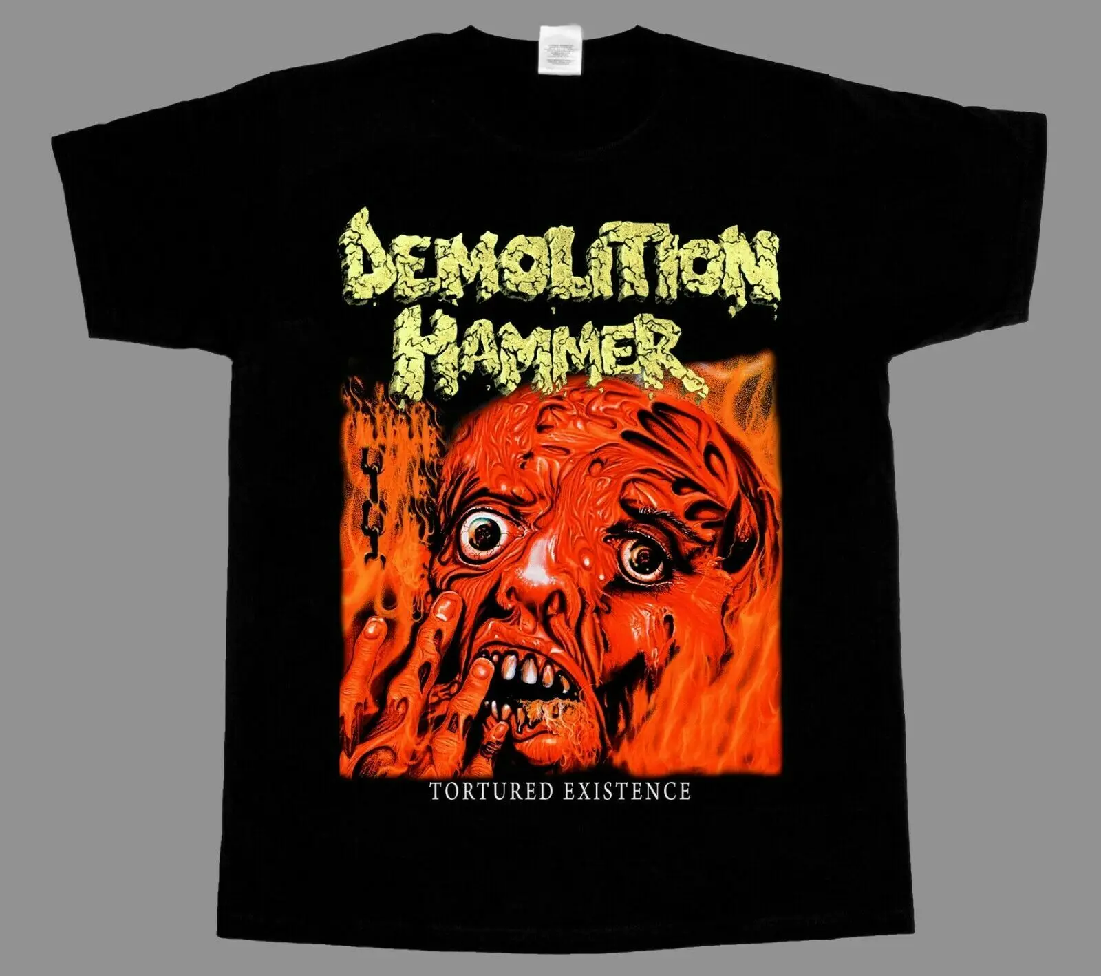 

DEMOLITION HAMMER TORTURED EXISTENCE NEW BLACK T-SHIRT