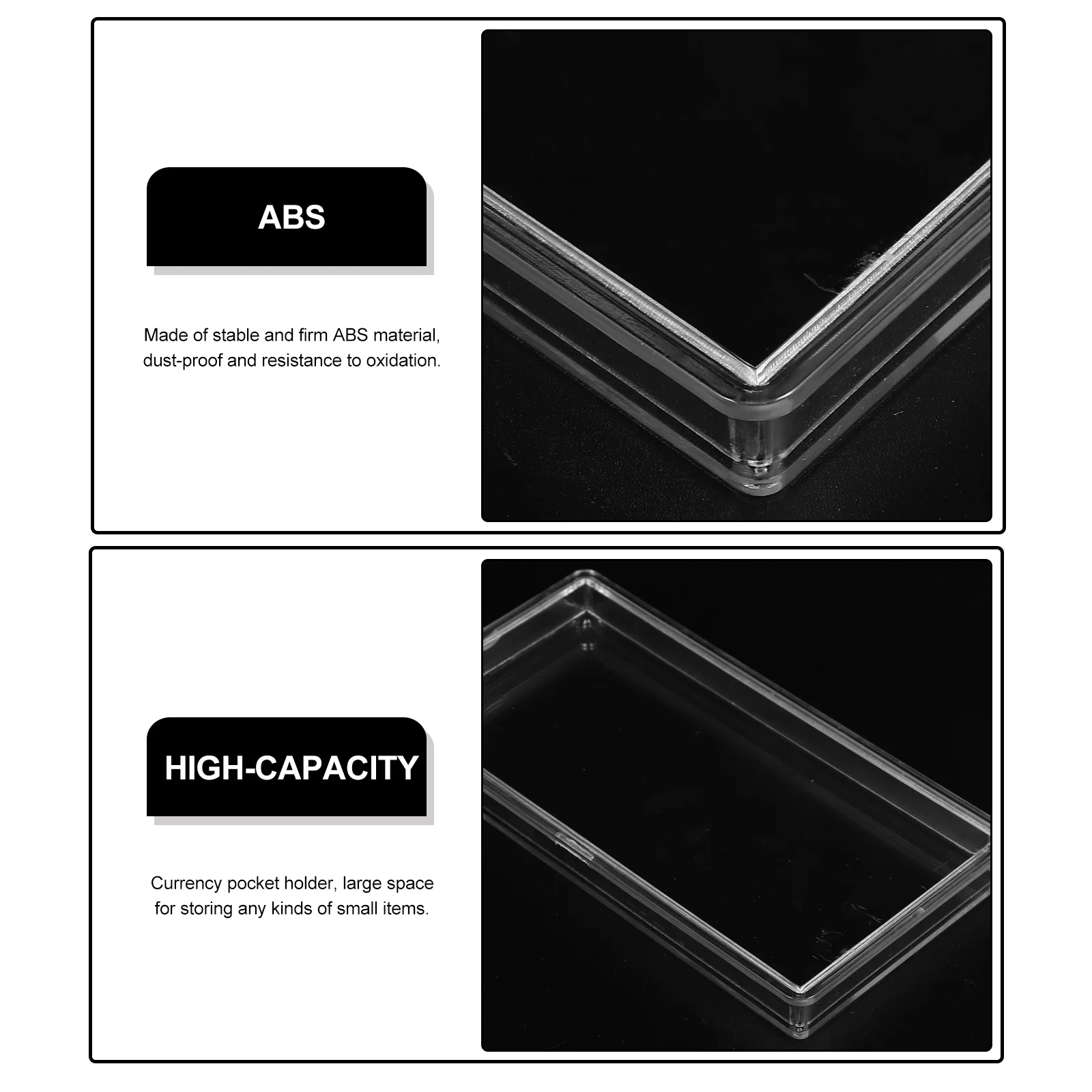 Пластиковый чехол защитный для бумажных денег пластиковый штампа банкнот